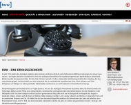 Website buw Unternehmensgruppe