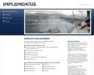 Website IMPLEMENTUS Information Technologies Consulting