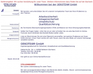 Bild OEKOTEAM GmbH Ing.-Gesellschaft fr Sicherheits-, Umweltschutz und...
