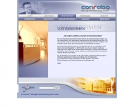 Website conRatio Ges. f�r finanz- und betriebswirtschaftliche Beratung