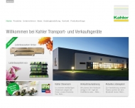 Website Kahler Transportgeräte