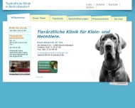 Website Klinik für Klein- u. Heimtiere
