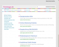 Website first Stage Bühnenbau