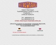 Bild Obermayer Hubert Textilfabrikation GmbH & Co. KG