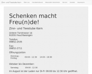 Website Zinnstube Kern Inh. Wolgang Kern