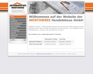 Website Wentowsee Handelshaus