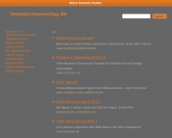 Bild Lesezeichen Verlag Dierk Hobein 