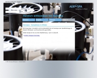 Website AEROSPA Whirlpool + Technik