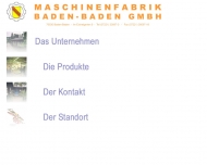 Bild Maschinenfabrik Baden-Baden GmbH