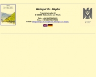 Website N�gler Heinrich Dr. Weingut