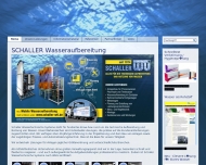 Website Schaller Wassertechnische Industrieanlagen