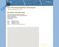 Website Herrmann Gunther - öffentlich bestellter Vermessungsingenieur