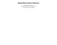 Website Meyerthole Siems Kohlruss, Aktuarielle Beratung