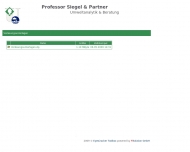 Bild Siegel Prof. & Partner GmbH Umweltanalytik u. Beratung