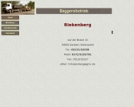 Bild Riekenberg Baggerbetrieb Erdbau Erdbewegungen