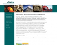 Website ABACON Büro für angewandte Geowissenschaften