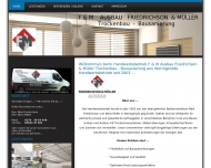 Website Friedrichson & Müller Ausbau Trockenbau - Bausanierung Wernigerode