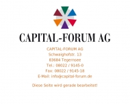Bild CAPITAL-FORUM Aktiengesellschaft, private Vermgensbetreuung