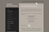 Website Harold Bestattungen