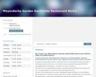 Meyerdierks Garden Gastst?tte Restaurant Bistro in Kleinmoor 1, 28865 Lilienthal