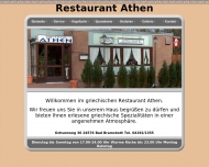 Website Restaurant ATHEN