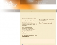 Website Da Piero Ristorante