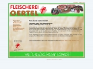 Website Fleischerei Oertel