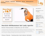 Bild lady sportiv Fitnessstudio