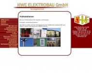 Website HWE Elektrobau
