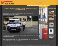 Website Alban Technische Anlagen