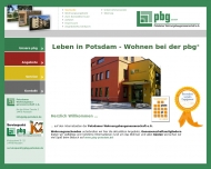Website Potsdamer Wohnungsbaugenossenschaft e.G..