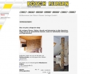 Website R�SCH FLIESEN