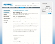 Website Wohnbau eG Essen West eG