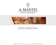Website Mantei Juwelier- und Uhrmachermeister