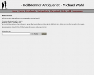 Bild Wahl Antiquariat