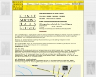 Website Kunstauktionshaus Leipzig