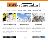 Website Bewa Antennenbau