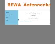 Website Bewa Antennenbau