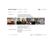 Website geiseler gergull architekten.