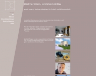 Website Klein Dietmar Architekt