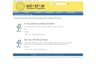 Website Ludewig Günther Dr.-Ing. Architekt