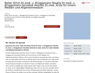 Bild Reher Ulrich Dr.med. u. Brggemann Rosalia Dr.med. u. Brggemann-Sensebat Henrike Dr.med. rzte fr Innere Medizin und Allgemeinmedizin