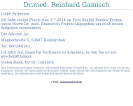 Bild Gamisch Reinhard Dr.med. Arzt für Allgemeinmedizin Naturheilverfahren